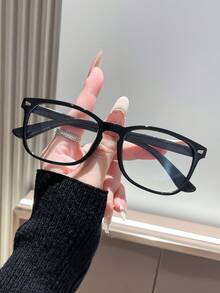 1/3 件几何塑料装饰日常复古时尚经典优雅简约永不过时的百搭情侣风格太阳镜基础款休闲女士透明眼镜户外旅行日常生活办公室阅读配件