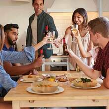 100 Sheets Of 7.8 Inch Round Air Fryer Baking Paper -  Oil-Absorbing, Suitable For Microwave Ovens And Ovens, Easy To Clean In Gas Fryers, Trays, Grills, Multi-Function Baking Mats | Round Folds Design |  Parchment, For Air Fryer