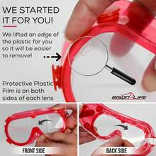 Local Delivery--BISON LIFE Kids Safety Glasses, Bulk Kids Protective Glasses ANSI Z87.1 Safety Glasses For Kids, Science Safety Goggles Pack - Multicolor - View 4