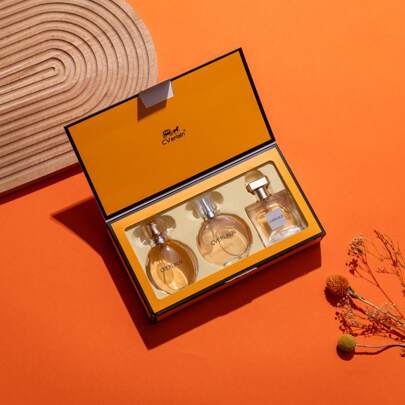 Coffret cadeau de 3 pièces d'huiles essentielles d'aromathérapie, senteurs florales et fruitées, désodorisant, cadeau parfait pour la petite amie, 3 bouteilles de 30 ml