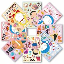 bandai 8/16 Doraemon Sticker Pack, Cartoon Stickers, Suitable For DIY Projects, Laptops, Guitars, Cups, Etc., Perfect For Holidays And Birthday Gifts
