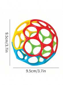 1PC Soft Baby Sensory Rattle Toys Shaker Spin Rattle Early Educational Learning Pliable Grasping Kids Grasp Ball,Gift For Baby