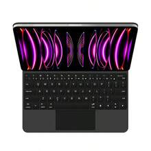 妙控键盘兼容 iPad Air 13'' (M2/M3) iPad Pro 12.9 英寸第 3 代第 4 代第 5 代第 6 代 2018-2025 平板电脑磁性智能保护套兼容 iPad Pro 13 英寸 (M4) 平板电脑键盘保护套带支架保护套无线触控板彩色背光多点触控蓝牙 - iPad Pro 12.9 inch 3/4/5/6th generation 2018-2025 - 查看 25