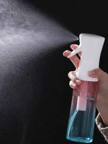 1pc Spray Bottle For Hair (10.1oz/300ml) Pack Pink Transparent Home Continuous Spray Bottle Empty Ultra Fine Water Mister Reusable Barber Supplies Spray Bottles For Cleaning Plants Curly Hair Etc,Back To School,Travel Holiday Essentials,Hair Accessories For Women