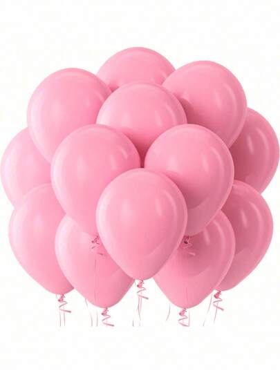 10/30/50Pcs 12 Inch Pink Round Helium Latex Party Balloons For Birthday Wedding Christmas Party Decorations