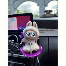 4 Pcs Car Air Vent Decorations, Doll Seat Decor Accessories, Height Less Than 7.09 Inches, Valentine's Day/St. Patrick's Day Gift, Birthday Gift For Women Storage Organizer Travel Essentials Back To School Dormitory Storage
