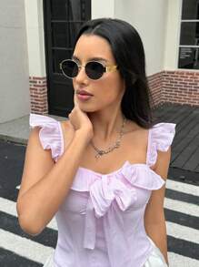 DareSee 2 Pairs Of Women's Metal Frame Oval Fashion Glasses Suitable For Daily Wear Beach Accessories For Women Glasses Shades MusicFest Y2KFest Back To School