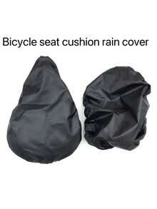 1/2pcs Waterproof Bike Seat Rain Cover - Durable PVC, UV Protection, Fits Most Saddles, Black - Ideal For Mountain, Road, And Youngsters' Bikes, Outdoor Covers Waterproof - Multicolor - View 5