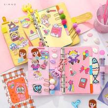 DIY Lined Journal Sketchbook Pocket Planner Girls Diary Cute Notepads Stationery Notebooks Journals School Office Supplies Christmas And Halloween Gift Idea,School Supplies,Back To School - Multicolor - View 4