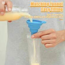 Disposable Transparent Ice Cream Bag Popsicle Bag Ice Cream Juice Yogurt Chocolate Ice Cream Bag Is Cool In Summer.