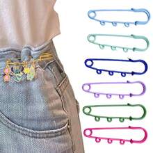 5/10 件彩色别针胸针空白底座别针适用于 DIY 配件装饰 60 毫米 3 孔服装缝纫用品（颜色随机） - 彩色 - 查看 2