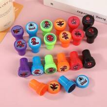 Marvel Fun Cartoon Spider Man Seal Teacher Praises And Rewards Toy Marvel With The Same Anime Seal School Supplies, Back To School