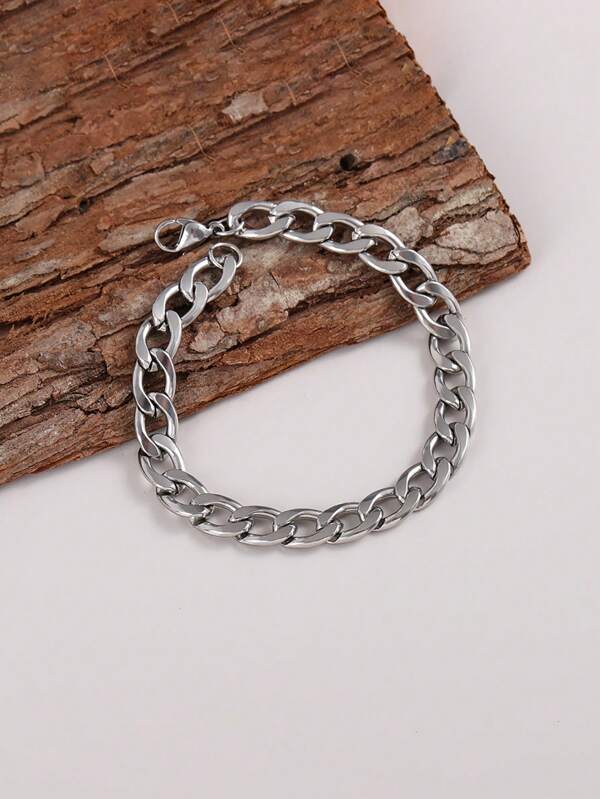 1pc Minimalist Men's Bracelet, Multiple Styles Hip-Hop Personalized Accessory Bracelet, Suitable For Daily Wear, Dating, Party, Birthday, Christmas, Valentine's Day, Christmas, New Year, Holiday Gift