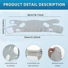 Anti - Snoring Cheek Strap For Sleeping, Adjustable & Breathable, Snore Relief For Men/Women, Ideal For Night Sleep, Naps & Travel, Effective Snoring Solution - Dark Grey - View 4