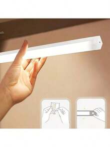 VOLACI 1 件 USB 可充电运动传感器灯，矩形 LED 夜灯，适用于卧室、走廊、楼梯、衣柜、橱柜，暖光/白光，尺寸选项：19.69/11.81/7.87/3.94 英寸 - 彩色 - 查看 10