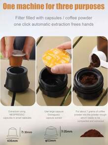 NEW Portable 2-In-1 Wireless Coffee Machine USB-C, With Heating And Digital Battery Display, Suitable For Travel, Car, Office, Outdoor Camping Back To School