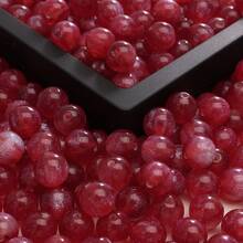 New 50 Magic Star Space Fine Flash Resin Beads 8/10mm Round Stone Beads Crystal Loose Beads Smooth Interval Bead Bracelet Bead Jewelry Making DIY Friendship Bracelet Necklace Earrings Crafts ﻿ - Multicolor - View 17