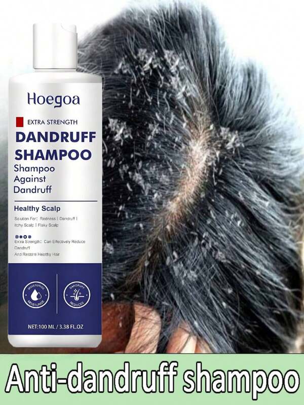 Clinical-Strength Anti-Dandruff Shampoo 3.38oz | 72-Hour Flake Defense + Soothing Scalp Care