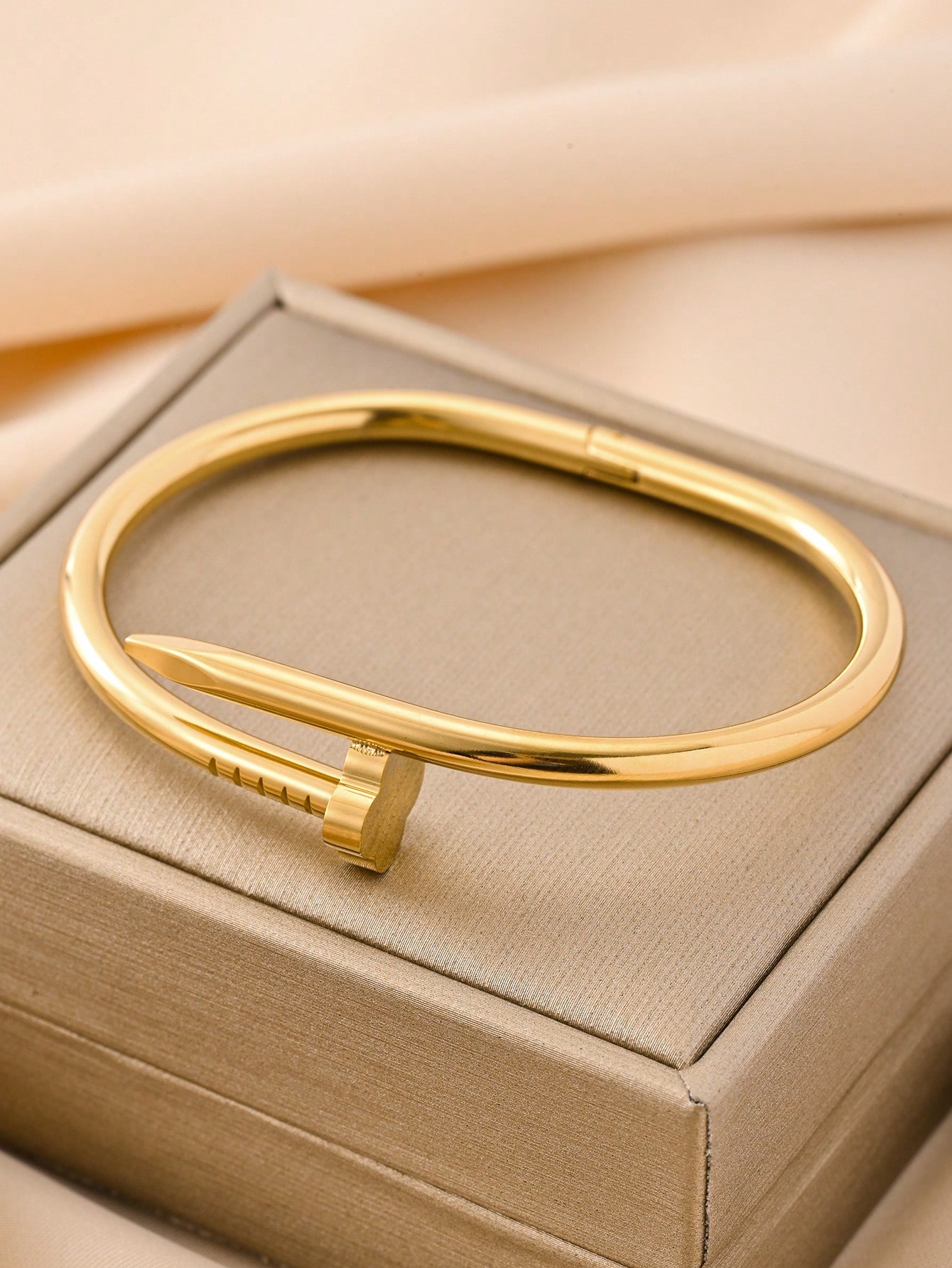 4 قطع/3 قطع/1 قطعة سوار مطلي بالذهب عيار 18 قيراط،...