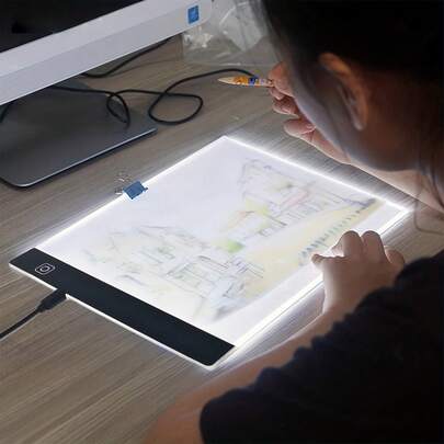 Ultra-Thin Adjustable LED Light Box, A5/A4/A3 Size, USB Interface, Trace Light Pad For Tattoo Drawing, Sketching, Animation, And Stenciling - Portable Acrylic Lightbox For Artists And Designers