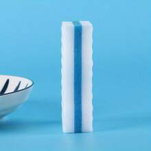 10pcs 1.5x Compressed Nano Sponge Cleaning Magic Erasers, Kitchen, Bathroom, Multifunctional,1=5 Ordinary Sponges! - White - View 9