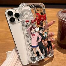 Funda de Teléfono Anime New Dandadan Compatible con 17 16/15/14/13/12/11 Pro/X/XR/XS/8/Plus, Funda Transparente Suave a Prueba de Golpes - Colores mixtos - Ver 5