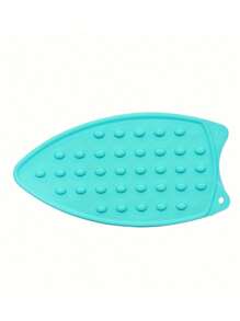 1pc Silicone Hot Pot Mat, Solid Color Heat-Resistant Foldable Waterproof Non-Slip Silicone Placemat