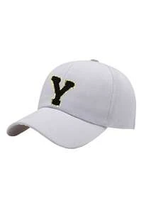 1 PC Solid White Baseball Cap With Letter Decor For 8-16 Years Old Boys/Girls, Classic Children Snapback Hat Daily Casual Wear - White - View 10