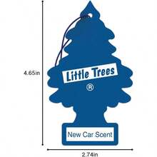 LITTLE TREES Air Fresheners Car Air Freshener. Hanging Tree Provides Long Lasting Scent For Auto Or Home. New Car Scent 24 Air Fresheners - 新車 - 查看 6