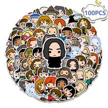 Harry Potter 50PCS Hogwarts Cartoon Characters Bulk Stickers, Waterproof Four Major Colleges Vinyl Stickers For Water Bottle Laptop Bumper Bottle Water Bottle Computer Cell Phone Hard Bowler Hat Car, Fun Stickers For Kids Teens Adults