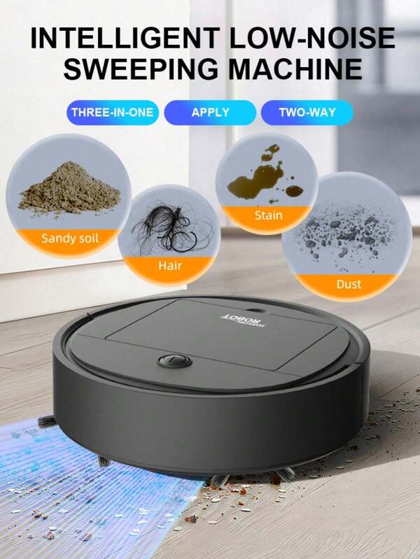 Robotic Vacuum Cleaner, Handheld Mattress Vacuum Cleaner With Super Suction And Low Noise, Washable Filter, For Deep Cleaning, Wireless Floor Cleaning Machine, Cordless Mattress Vacuum Cleaner, Effectively Cleans Bed, Sofa, Pet Hair And Carpet, Cleaning Dusting Supplies