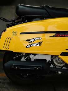 Hot Wheels Cool Hot Wheels Decal For Moto & Electric Bike,Personalized Car & Scooter Decoration For Street Style & Coolness, Ideal For Helmet Decals,Car Window & Laptop Decor
