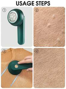 1pc 400mAh Rechargeable Portable Lint Remover/Fabric Defuzzer, Electric Anti-Pilling Machine For Clothes, Non-Damaging