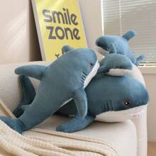 Jouet en peluche de requin, jouet de requin moelleux et mou, grands oreillers en peluche de requin, poupée de requin mignonne de la série océanique, cadeau parfait pour la maison, cadeau d'anniversaire