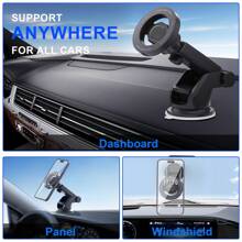 xnyocn Xnyocn Dashboard Magnetic Phone Holder For Car, Compatible With MagSafe Car Mount, Windshield Magnetic Car Mount, Car Accessories Compatible With IPhone, Android Phone, Gift For Birthday, Family, Friends Car Phone Holder