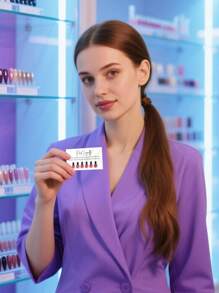 50pcs Referral And Loyalty Discount Card Business Referrals Reward Awards Cards,Double Sided Loyalty Cards For Business Beauty Salons,School Supplies,Back To School