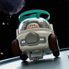 1pc Kids Cartoon Dragonfly Inertial Toy Car, Pressing Finger Activates Motion, Cute Durable Sliding Toy (No Batteries Needed) - Multicolor - View 8