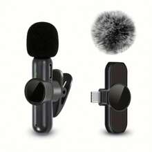 Wireless Lavalier Microphone Compatible With IPhone/Android Phones, Professional Recording Microphone, Intelligent Noise Reduction Function, Perfect Recording, Suitable For Video Recording, Game Live Streaming, Interviews, Vlogs, Etc, Compatible With Iphone Android Phone For Summer Vacation, Audio/Video Recording, Interviews, Gaming & Live Streaming Mini Microphone Microphone For Phone