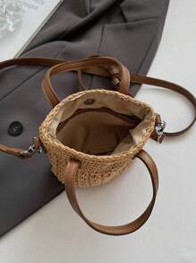 手工编织小钱包女新款编织斜挎包小众沙滩百搭单肩包小方包信封包时尚百搭ins斜挎包沙滩度假包