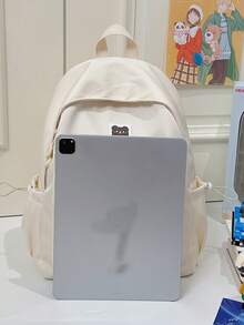 1 件韩版大容量多功能尼龙背包，运动休闲学校背包