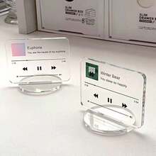 1pc Desktop Ornament DIY Decoration Collectible Gift, Christmas & Birthday - 1pcs-acrylic Sheet - View 2