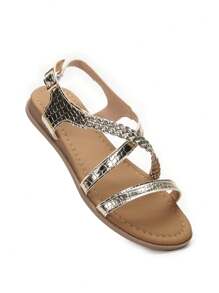 New Summer Open Toe Comfortable Casual Simple Versatile Women Flat Sandals