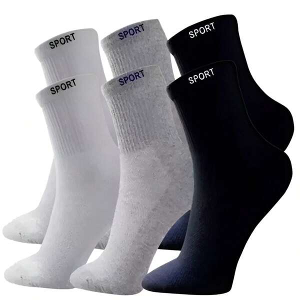 6 Pares De Meias Masculinas Cano Alto Grossa Algodão 37 ao 44