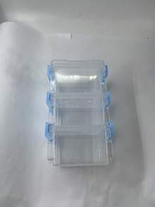 1 pieza Caja de almacenamiento para accesorios de cabello de niños, organizador de accesorios de cabello, caja de almacenamiento de 3 niveles, contenedor de accesorios para bebés - Multicolor - Ver 7