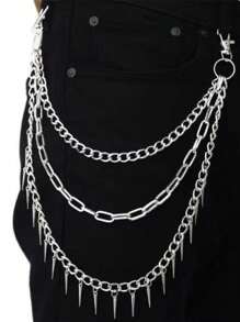 Sortierte Stile stilvolle Taillen-Accessoires, langer Schwert-Anhänger Hüftkette, mehrschichtige Metallinvintage-Körperkette, sexy Taillendekoration geeignet für verschiedene Anlässe, schöne, vielseitige Lässig Kleidung