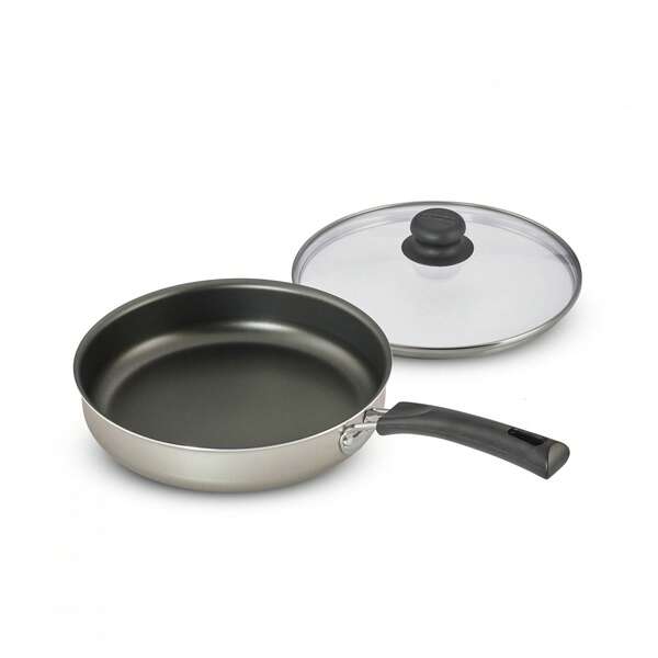 Kitchen Utensils  10 In Champagne Nonstick Covered Deep Saute Pan