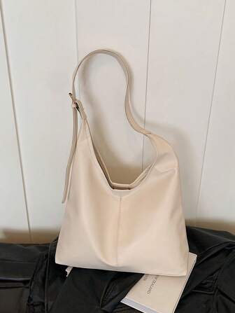 新款时尚大容量女士单肩包，时尚托特包，适合购物、钱包、年轻女性、大学生、初学者、白领。非常适合办公室、大学、工作、商务、通勤、户外活动、旅行和野餐