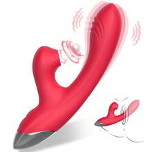 Vibrador con penetración pulsátil para mujeres, estimulador del punto G en forma de rosa, estimulador del clítoris, juguetes sexuales, dildo vibrador con 10 modos de vibración que incluye simulación de lamido, vibradores tipo conejo, juguete sexual para adultos para mujeres y parejas