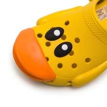 Crocs Sandalias/Zapatillas de niños, Zuecos clásicos de pato pequeño, para viajes al aire libre, cómodos y livianos para uso diario, sandalias deportivas casuales, 210017-75Y - girasol - Ver 8