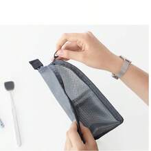 旅行化妆包、直立化妆刷包、笔筒、牙刷收纳包、防水洗漱包、收纳包旅行必备品度假暑假返校学校用品包女士旅行包旅行化妆包 - 彩色 - 查看 5